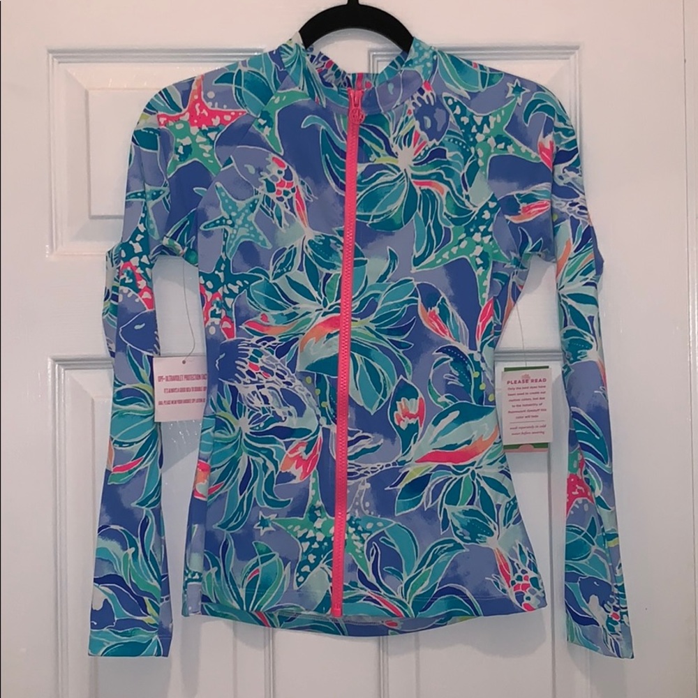 Lilly Pulitzer Sunny Rashguard Size Small